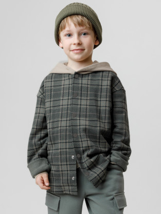 Рубашки для мальчика, артикул: КР 302780, цвет: зеленый