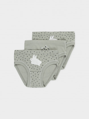 Трусы для девочки, артикул: К 1978-3уп, цвет: хаки