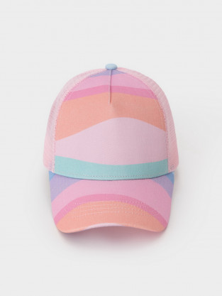 Кепка для девочки, артикул: ТК 80105, цвет: розовый
