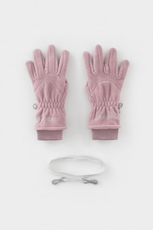 Перчатки для девочки, артикул: ФЛ 10001/25/48 ГР, цвет: розовый