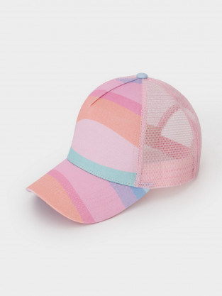 Кепка для девочки, артикул: ТК 80105, цвет: розовый - 2 фото