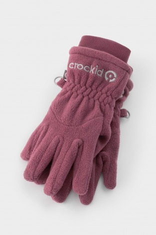 Перчатки для девочки, артикул: ФЛ 10001/25/50 ГР, цвет: фиолетовый - 2 фото